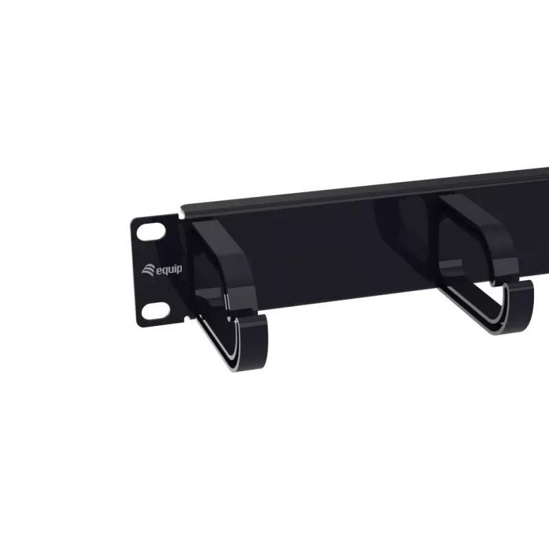 Equip 10 inch kabelmanagementpaneel, 1U, zwart