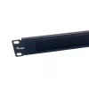Borstelpaneel Equip 10 inch 1U zwart staal 25,4 mm breedte