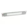 Borstelpaneel Equip 10 inch lichtgrijs staal 1U
