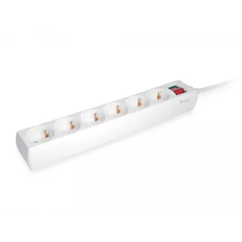 Equip 245552 verlengsnoer 1,5 m 6 AC-stopcontacten binnen wit