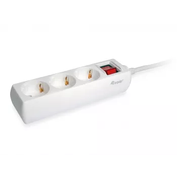 Equip 245551 stroomverdeler 1,5 m 3 AC-stopcontacten binnen wit