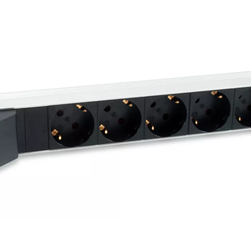 Equip 333312 stroomverdeeleenheid (PDU) 6 AC-stopcontacten 1U zwart