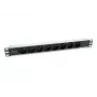 Equip 333313 stroomverdeeleenheid (PDU) 8 AC-uitgangen 1HE zwart, zilver
