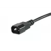 Equip 8-voudige Duitse stekkerdoos met IEC C14-stekker