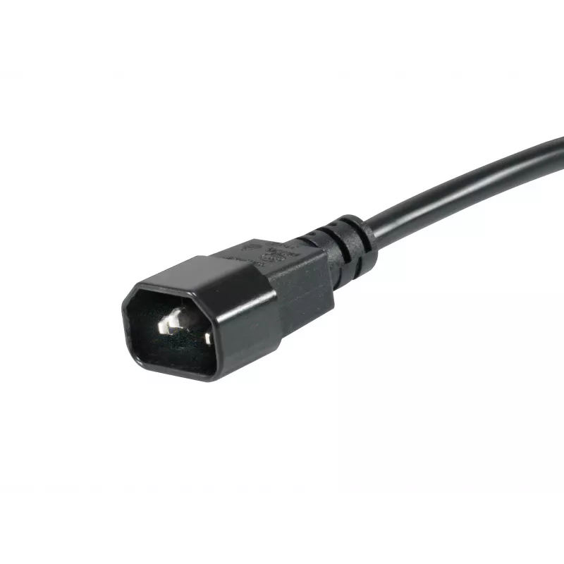 Equip 8-voudige Duitse stekkerdoos met IEC C14-stekker