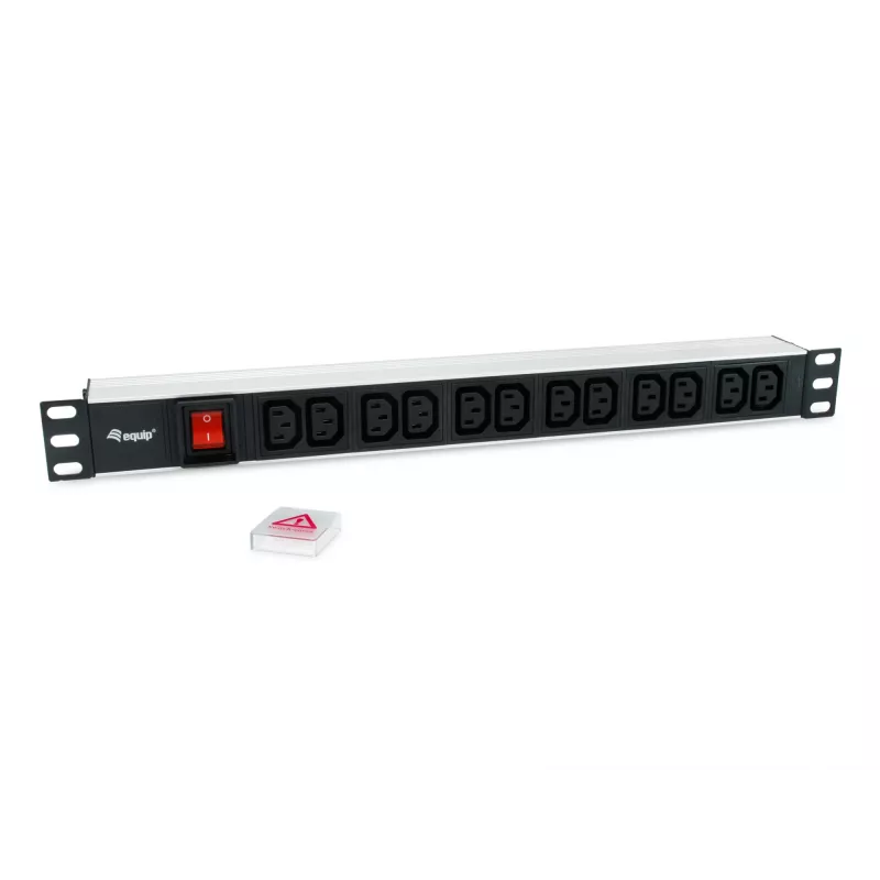Equip 12-voudige C13 Power Distribution Unit, aan-/uitschakelaar