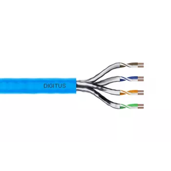 DIGITUS installatiekabel - CAT6a - U/FTP - AWG 23/1 - 100m - blauw