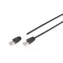 DIGITUS outdoor-patchkabel - CAT6 - S/FTP - met tule - Cu - 5m - zwarte mantel