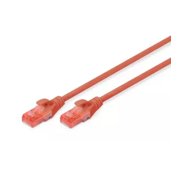 DIGITUS patchkabel - CAT6 - U/UTP - Snagless - Cu - 3m - rood