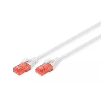 DIGITUS patchkabel – CAT6 – U/UTP – Snagless – Cu – 50 cm – wit