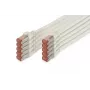 DIGITUS patchkabel - CAT6 - S/FTP - Snagless - Cu - 25 cm - wit - 10-pack