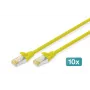 DIGITUS CAT6 S/FTP patchkabel, 1 m, grijs, 10-pack