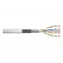 Netwerkkabel Digitus CAT 6 SF/UTP getwist patchkabel bulk 100m grijs