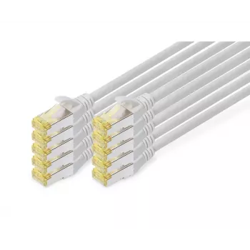DIGITUS patchkabel - CAT6a - S/FTP - Snagless - 2 m - rood - 10-pack