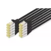 DIGITUS patchkabel - CAT6a - S/FTP - Snagless - 3 m - zwart - 10-pack