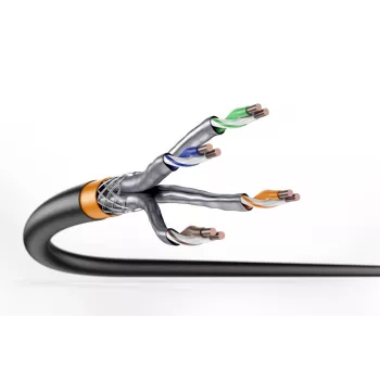 DIGITUS installatiekabel - Cat 7 - S/FTP - AWG 23/1 - 500 m - zwart