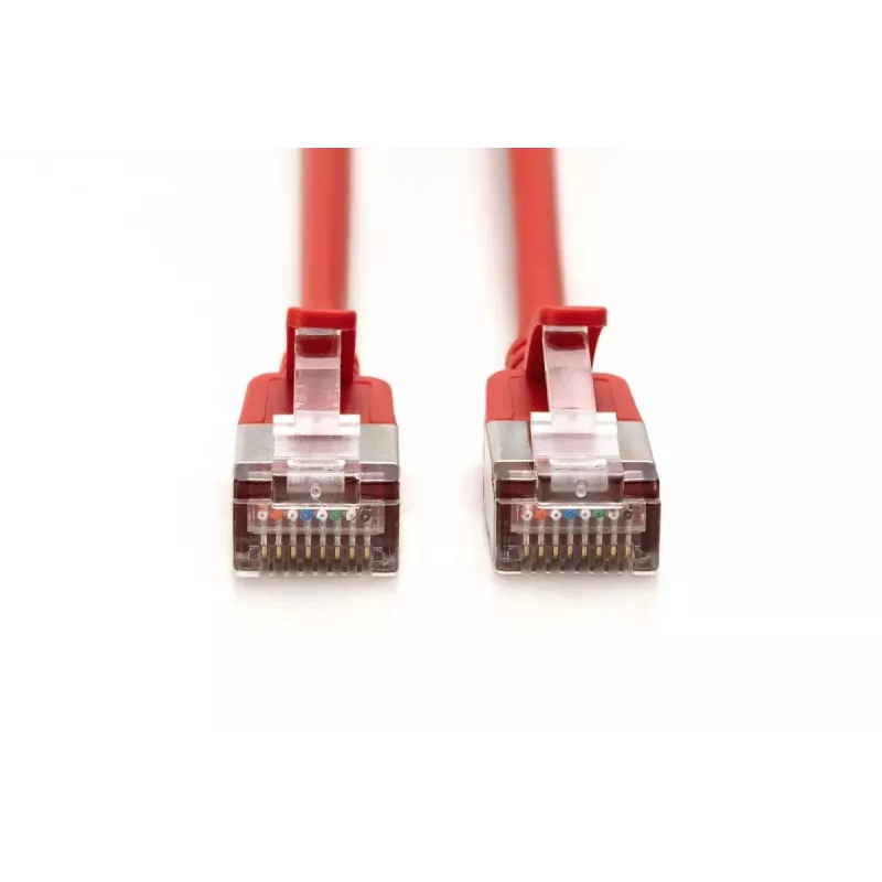 DIGITUS slanke patchkabel - CAT6A - F-FTP - 3 m - rood