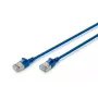 DIGITUS slanke patchkabel - CAT6A - F-FTP - 1,5 m - blauw