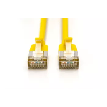 DIGITUS slanke patchkabel - CAT6A - F-FTP - 1 m - geel