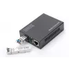 DIGITUS mediaconverter, SFP 10/100/1000Base-T naar SFP open slot, incl. voeding zonder SFP-module