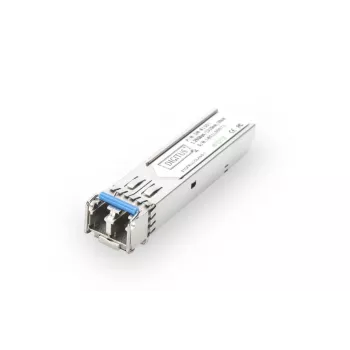 DIGITUS 1,25 Gbit/s SFP-module, tot 20 km singlemode, LC-duplexstekker 1000Base-LX, 1310 nm