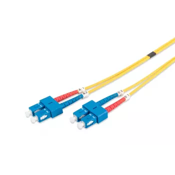 DIGITUS glasvezel-patchkabel, SC naar SC OS2, singlemode 09/125 µm, duplex, lengte 1 m