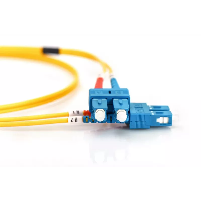 DIGITUS glasvezel-patchkabel, SC naar SC OS2, singlemode 09/125 µm, duplex, lengte 1 m