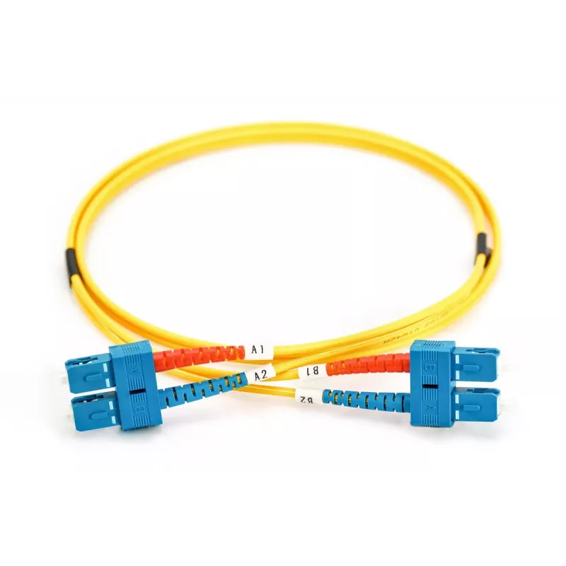 DIGITUS glasvezel-patchkabel, SC naar SC OS2, singlemode 09/125 µm, duplex, lengte 1 m