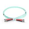 DIGITUS glasvezel-patchkabel, ST naar ST multimode 50/125 µ, duplex lengte 5 m klasse OM3