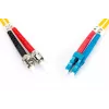 DIGITUS glasvezel-patchkabel, LC naar ST OS2, singlemode 09/125 µ, duplex, lengte 2 m