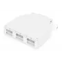 DIGITUS DIN-rail lasdoos voor 6x SC//DX-koppelingen, kleur grijs