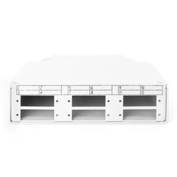 DIGITUS DIN-rail lasdoos voor 6x SC//DX-koppelingen, kleur grijs