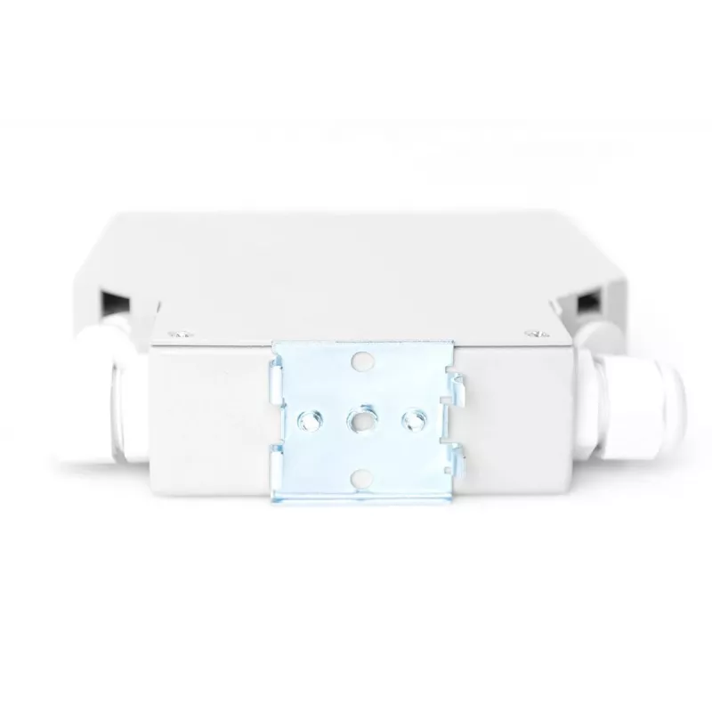 DIGITUS DIN-rail lasdoos voor 6x SC//DX-koppelingen, kleur grijs