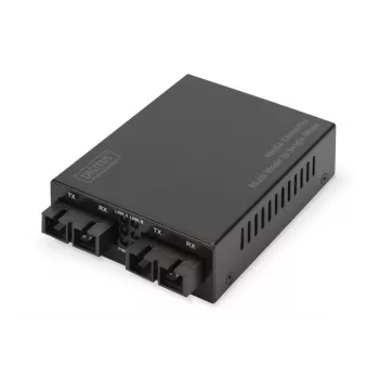 DIGITUS multi-/singlemode-mediaconverter gigabit, golflengte: 850 nm 1310 nm 20 km