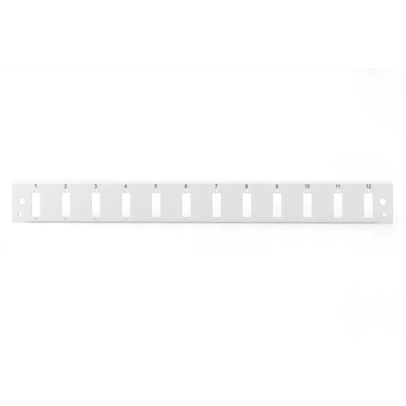 DIGITUS FO frontpaneel Quick Lock 12x SC DX verticaal grijs