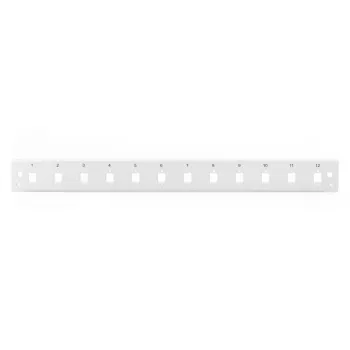 DIGITUS FO frontpaneel Quick Lock 12x LC DX SC SX E2000 SX grijs