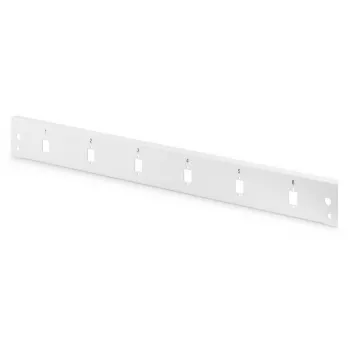 DIGITUS FO-frontplaat Quick Lock 6x SC SX LC DX verticaal grijs
