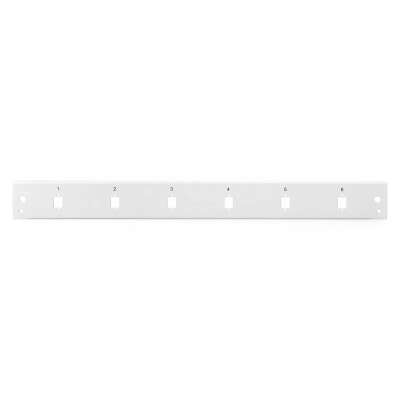 DIGITUS FO-frontplaat Quick Lock 6x SC SX LC DX verticaal grijs