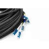 DIGITUS breakout-kabel - 8 vezels SM G.657.A1 LC/UPC-LC/UPC universeel zwart 100m