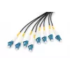 DIGITUS breakout-kabel - 8 vezels SM G.657.A1 LC/UPC-LC/UPC universeel zwart 100m