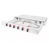 DIGITUS glasvezel-lasdoos SC OM4 1U 6xSC-DX cas. pigtails koppelingen