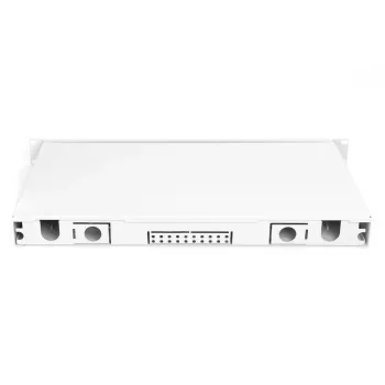 DIGITUS glasvezel-lasdoos LC OS2 1U 6xLC-DX met cassette, pigtails en koppelingen