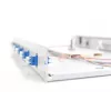 DIGITUS glasvezel-lasdoos LC OS2 1U 6xLC-DX met cassette, pigtails en koppelingen