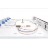 DIGITUS glasvezel-lasdoos LC OS2 1U 6xLC-DX met cassette, pigtails en koppelingen