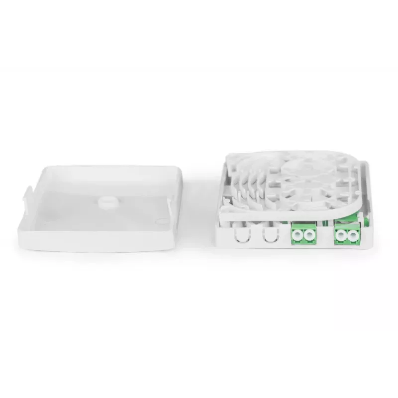 DIGITUS FTTH aansluitdoos, met 2x LC(APC) DX adapter, opbouwmontage