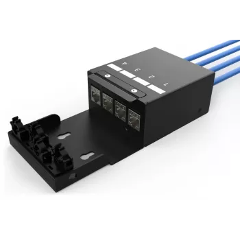 DIGITUS Consolidation Point Box - 4 poorten keystone-modules met intelligente kabelmanager