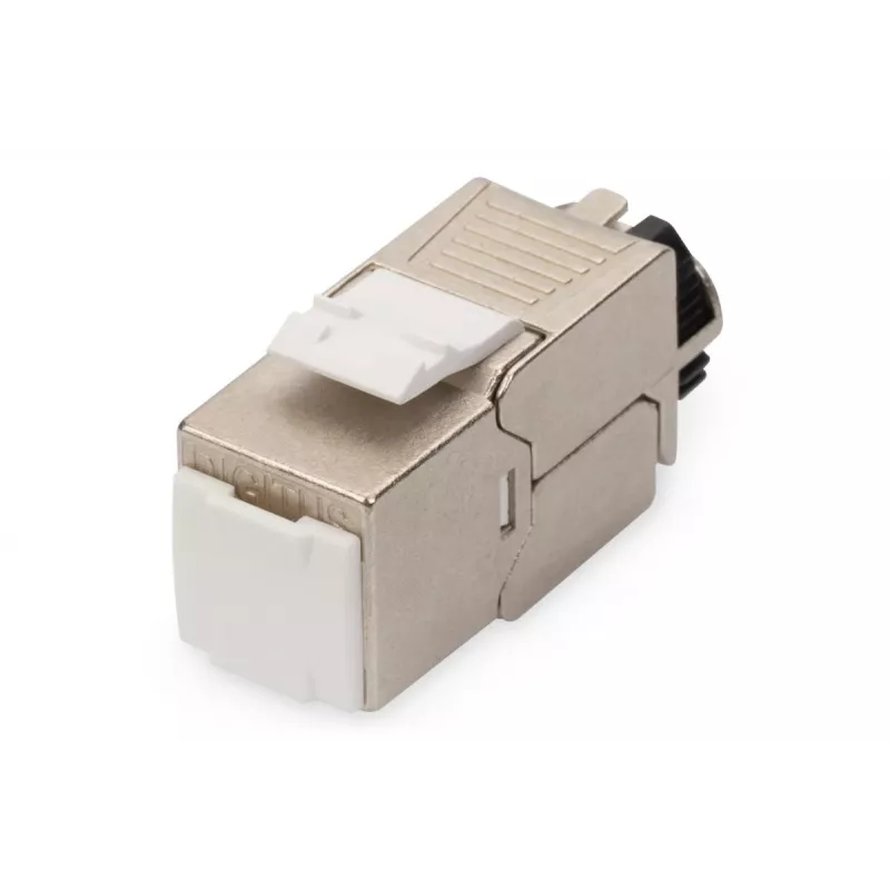 DIGITUS CAT6a keystone jack - afgeschermd, gereedschapsvrije aansluiting - intelligente kabelmanager - 24 stuks