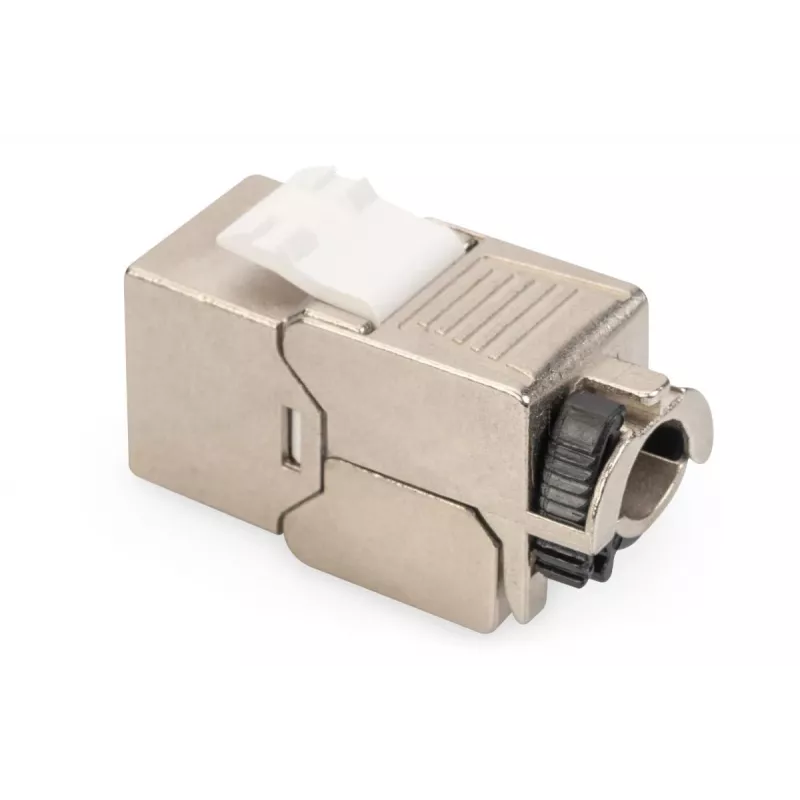 DIGITUS CAT6a keystone jack - afgeschermd, gereedschapsvrije aansluiting - intelligente kabelmanager - 24 stuks