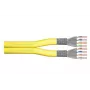 DIGITUS installatiekabel - CAT 7A - S/FTP - AWG 22/1 duplex - 500m - geel - Dca-s1a d1 a1