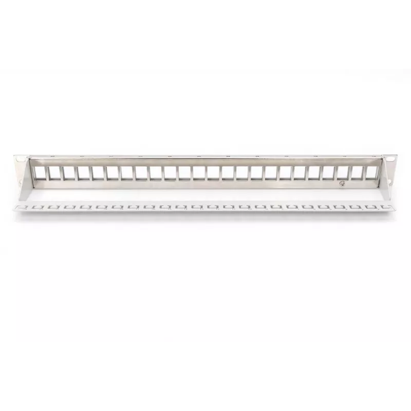 DIGITUS modulair patchpaneel voor keystone jack, 1U rackmontage – onbestukt
